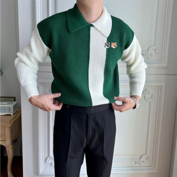 men's polos knitting sweaters brand embroidered spring casual fashion lapel long sleeve pullovers clothing 230331, White;black
men's polos knitting sweaters brand embroidered spring casual fashion lapel long sleeve pullovers clothing 230331, White;black