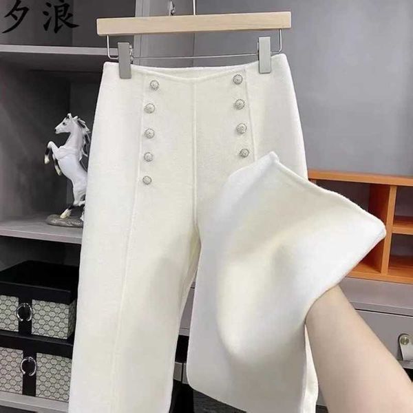 woolen wide-leg pants women autumn winter korean straight suit pants female harajuku high waist solid color casual trousers, Black;white
woolen wide-leg pants women autumn winter korean straight suit pants female harajuku high waist solid color casual trousers, Black;white