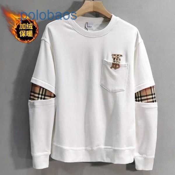 burbersys clothes brand mens hoodie sweatshirt pullover autumnwinter 2023 new tb embroidery stripe plaid plush splice sleeve sweater crew ne, Black
burbersys clothes brand mens hoodie sweatshirt pullover autumnwinter 2023 new tb embroidery stripe plaid plush splice sleeve sweater crew ne, Black