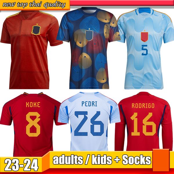 2022 espana spain soccer jerseys fans player version 20 21 22 23 asension morata gavi koke ferran pedri home away football shirt women kids, Black;yellow
2022 espana spain soccer jerseys fans player version 20 21 22 23 asension morata gavi koke ferran pedri home away football shirt women kids, Black;yellow