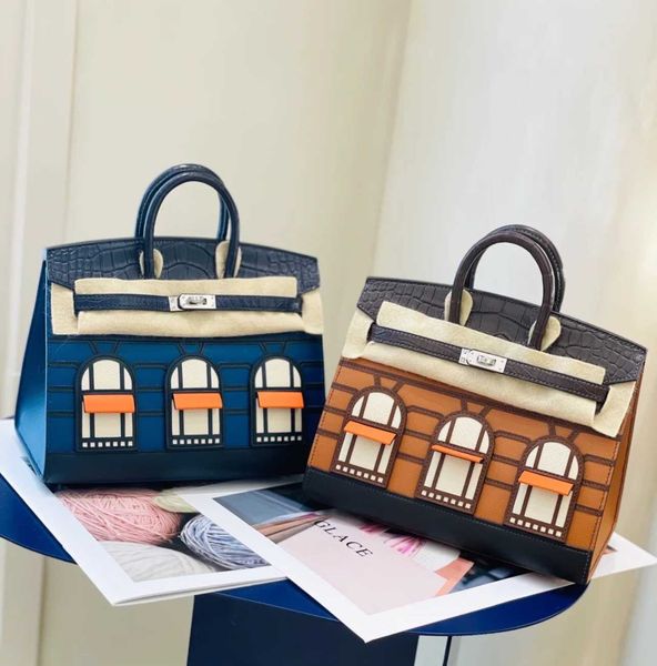 birkins high-end house bag handmade american alligator skin women's leather 20cm small mini ayw
birkins high-end house bag handmade american alligator skin women's leather 20cm small mini ayw
