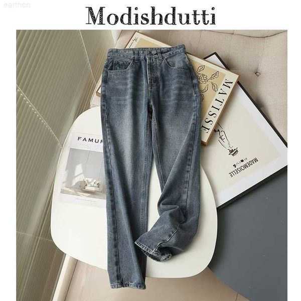 modishdutti 2023 spring autumn women fashion straight jeans pants female casual pocket trousers ladies bottoms, Black;white
modishdutti 2023 spring autumn women fashion straight jeans pants female casual pocket trousers ladies bottoms, Black;white