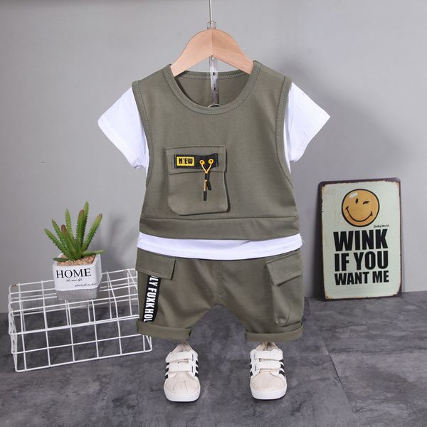 clothing sets children cotton clothes summer baby boys patchwork t shirts shorts pants 2pcs sets infant kids toddler tracksuits 0 5 years 23, White 
clothing sets children cotton clothes summer baby boys patchwork t shirts shorts pants 2pcs sets infant kids toddler tracksuits 0 5 years 23, White