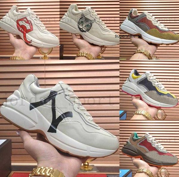 designer rhyton shoes multicolor sneakers men women ace trainers vintage chaussures platform sneaker strawberry mouse mouth shoe with tag, Black
designer rhyton shoes multicolor sneakers men women ace trainers vintage chaussures platform sneaker strawberry mouse mouth shoe with tag, Black