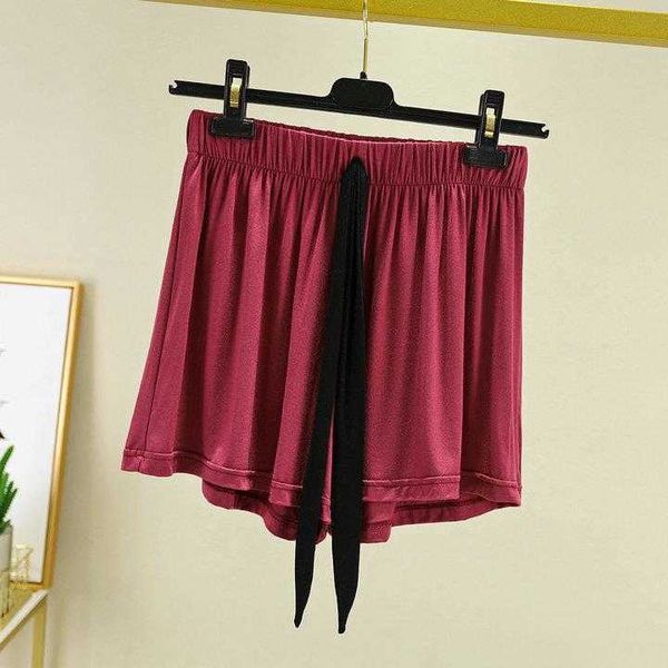 summer thin korean style modal capri loose large size contrast color drawstring, Black;white
summer thin korean style modal capri loose large size contrast color drawstring, Black;white