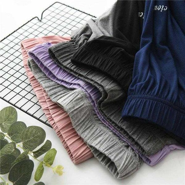 modal outer wear thin air conditioner home pants summer loose lazy slimming large, Black;white
modal outer wear thin air conditioner home pants summer loose lazy slimming large, Black;white