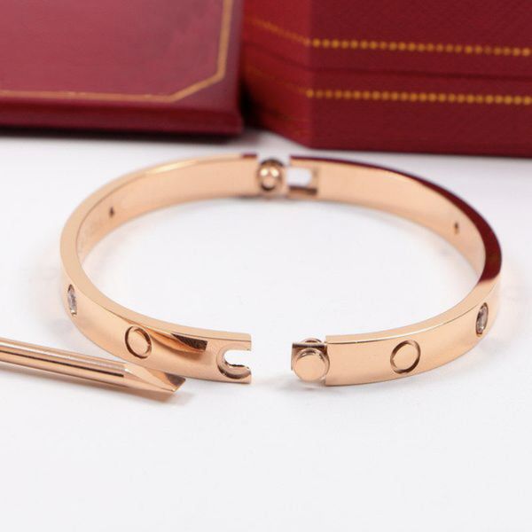 titanium steel bangles love bracelet silver rose gold screwdriver designer bracelets for women and men couple jewelry with velvet bag, Black
titanium steel bangles love bracelet silver rose gold screwdriver designer bracelets for women and men couple jewelry with velvet bag, Black