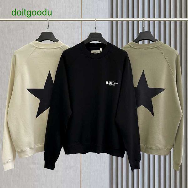 fosg new essen double track fashion brand fear god five star high street long sleeve sweater for men and women men's hoodies, Black
fosg new essen double track fashion brand fear god five star high street long sleeve sweater for men and women men's hoodies, Black