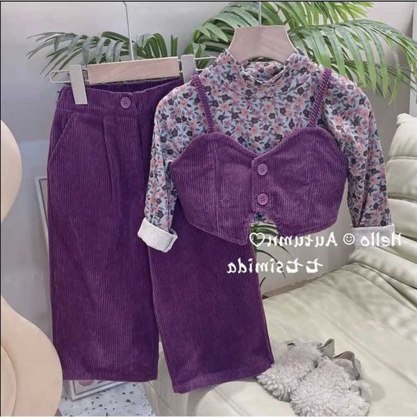 children clothing 2022 spring autumn girls new fashion suit korean style solid color wide leg pants three pieces children set p230331, White
children clothing 2022 spring autumn girls new fashion suit korean style solid color wide leg pants three pieces children set p230331, White