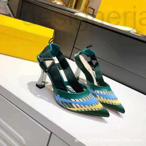 dress shoes designer spring and summer new fashion color-blocking mesh high heel baotou slim buckle fairy queen air sandals jwxa, Black
dress shoes designer spring and summer new fashion color-blocking mesh high heel baotou slim buckle fairy queen air sandals jwxa, Black
