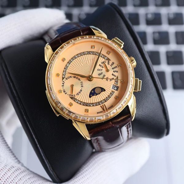 ladies watch multi-function fully automatic mechanical watch can time week month real sun phase stars rotation luminous luxury watch high-qu, Slivery;golden
ladies watch multi-function fully automatic mechanical watch can time week month real sun phase stars rotation luminous luxury watch high-qu, Slivery;golden