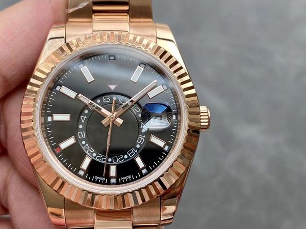 mens watches steel automatic movement small dial sapphire calendar 41mm gold watch stainless sky dweller wristwatches montre de luxe watchs, Slivery;brown
mens watches steel automatic movement small dial sapphire calendar 41mm gold watch stainless sky dweller wristwatches montre de luxe watchs, Slivery;brown
