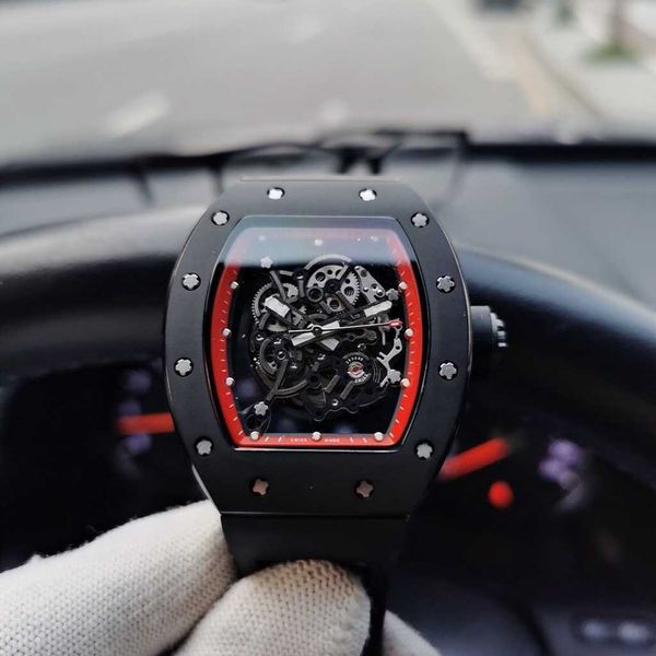 luxury mechanical watch richar mills rm035 swiss automatic movement full carbon fiber shell sapphire mirror imported rubber watchband 05fw, Slivery;black
luxury mechanical watch richar mills rm035 swiss automatic movement full carbon fiber shell sapphire mirror imported rubber watchband 05fw, Slivery;black