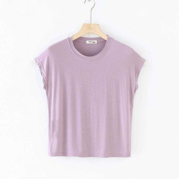 loose short sleeved t shirt for women spring and summer modal cotton thin round, White
loose short sleeved t shirt for women spring and summer modal cotton thin round, White