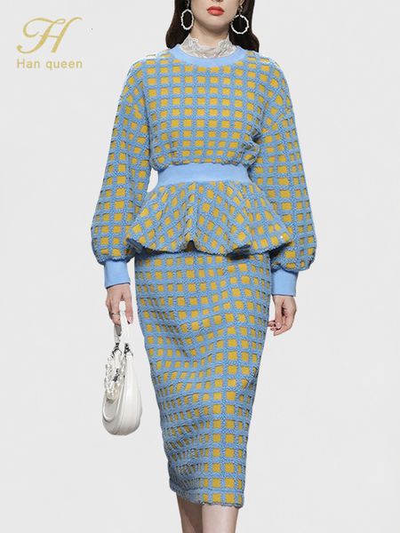 two piece dress h han queen winter korean woman plaid 2 pieces set collision sweatshirt vintage pencil skirt simple suit 230331, White
two piece dress h han queen winter korean woman plaid 2 pieces set collision sweatshirt vintage pencil skirt simple suit 230331, White