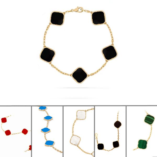 16 style luxury clover bracelet designer jewelry for women cleef love charm bracelets gifts christmas present, Golden;silver
16 style luxury clover bracelet designer jewelry for women cleef love charm bracelets gifts christmas present, Golden;silver