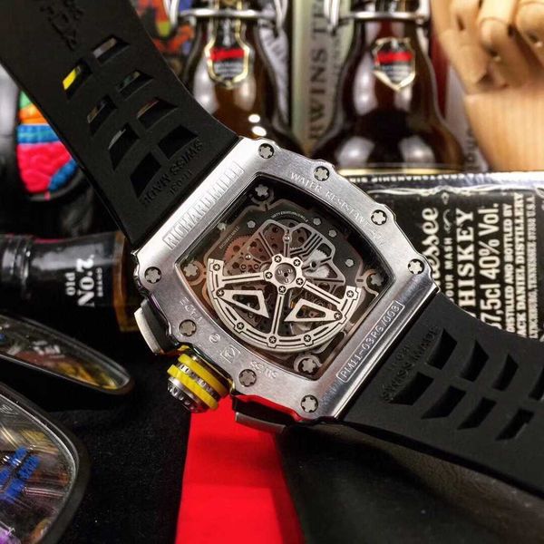 luxury mechanical watch richar mills rm11-03 swiss automatic movement sapphire mirror imported rubber watchband oytq, Slivery;brown
luxury mechanical watch richar mills rm11-03 swiss automatic movement sapphire mirror imported rubber watchband oytq, Slivery;brown
