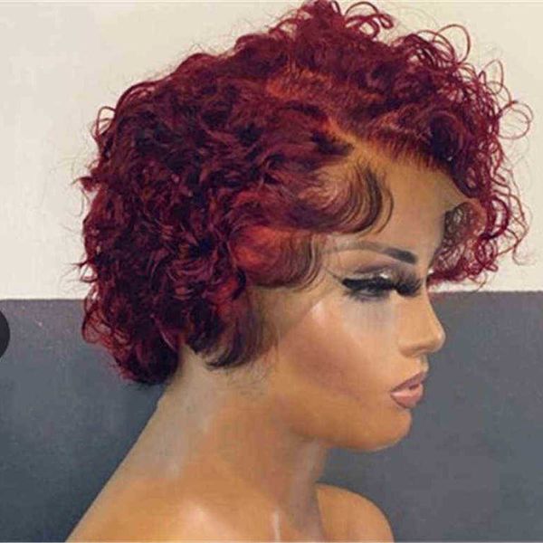 wigs synthetic headgear women's short curly hair wine red popular dance wig 220816, Black
wigs synthetic headgear women's short curly hair wine red popular dance wig 220816, Black