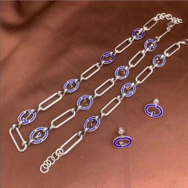2023 pendant necklaces luxury brand fashion jewelry zhan blue new set necklace earrings bracelet, Silver
2023 pendant necklaces luxury brand fashion jewelry zhan blue new set necklace earrings bracelet, Silver
