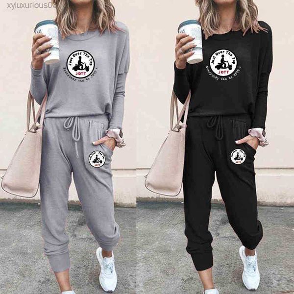 autumn fashion jott printed bat sleeve design women's suit casual pullover and sweatpants two piece set(7 colors), Black
autumn fashion jott printed bat sleeve design women's suit casual pullover and sweatpants two piece set(7 colors), Black
