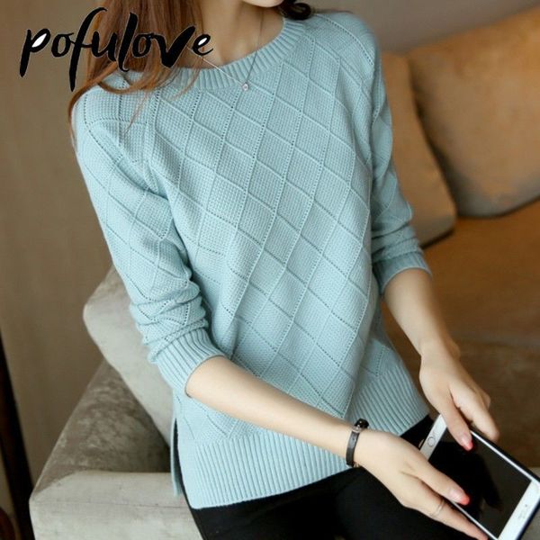 women's sweater fall winter knitted cropped korean fashion pullover plaid clothes solid loose 230331, White;black
women's sweater fall winter knitted cropped korean fashion pullover plaid clothes solid loose 230331, White;black