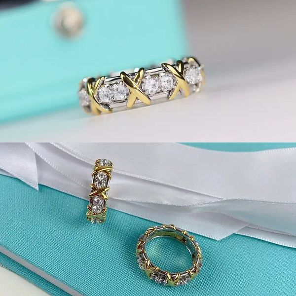 new luxury love ring diamond wire ring designer jewelry 18k gold band promise rings for women men schlumbergers valentine's day gift ed, Silver
new luxury love ring diamond wire ring designer jewelry 18k gold band promise rings for women men schlumbergers valentine's day gift ed, Silver