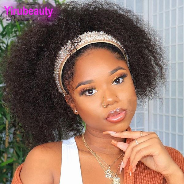 yirubeauty peruvian afro headband wig natural color 10-26inch capless wigs curly 100% human hair, Black;brown
yirubeauty peruvian afro headband wig natural color 10-26inch capless wigs curly 100% human hair, Black;brown