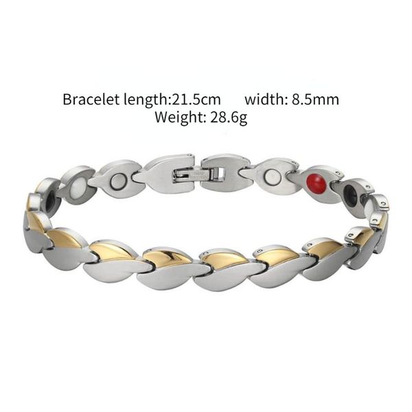 designer bracelet fashion chain jewelry link bracelets european and american fashion stainless steel magnetic energy titanium for women 1hv5, Black
designer bracelet fashion chain jewelry link bracelets european and american fashion stainless steel magnetic energy titanium for women 1hv5, Black