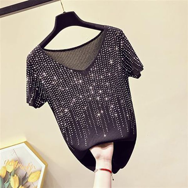 women's t-shirt women's summer style diamond t-shirt tee women's casual short sleeve v-neck black green blue casual t-shirt z, White
women's t-shirt women's summer style diamond t-shirt tee women's casual short sleeve v-neck black green blue casual t-shirt z, White
