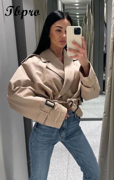 women's leather faux fashion solid belt short jacket women elegant v neck lapel coat 2023 spring autumn casual ladies restro windbreak, Black
women's leather faux fashion solid belt short jacket women elegant v neck lapel coat 2023 spring autumn casual ladies restro windbreak, Black
