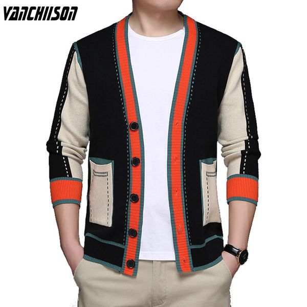 men's sweaters men contrast sweater cardigan buttons down outwear v neck for autumn patchwork fashion young male clothing 00298131 2303, White;black
men's sweaters men contrast sweater cardigan buttons down outwear v neck for autumn patchwork fashion young male clothing 00298131 2303, White;black