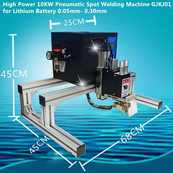 10kw pneumatic spot welding machine gjkj01 high power 18650 welder 0.05mm- 0.30mm 24 hours work continuously for lithium battery
10kw pneumatic spot welding machine gjkj01 high power 18650 welder 0.05mm- 0.30mm 24 hours work continuously for lithium battery