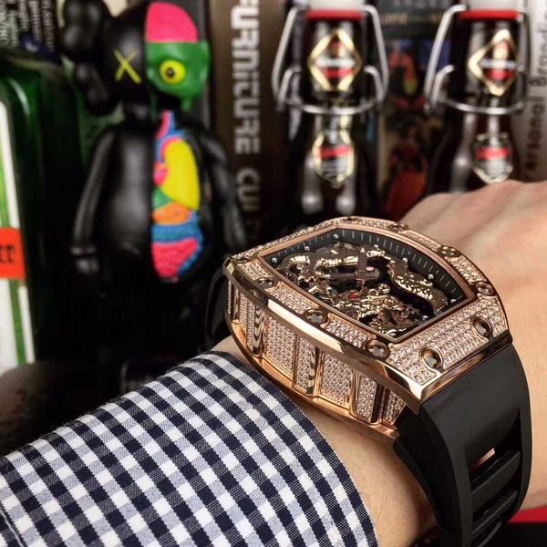 luxury mechanical watch richar mills rm57-01 swiss sapphire mirror rubber watchband with automatic movement t2f4, Slivery;black
luxury mechanical watch richar mills rm57-01 swiss sapphire mirror rubber watchband with automatic movement t2f4, Slivery;black