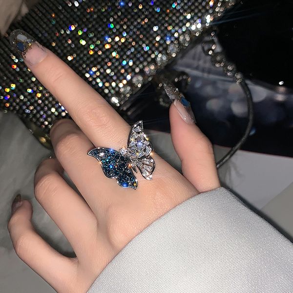 retro butterfly finger ring zircon 925 sterling wedding silver engagement wedding band rings for women bridal birthday party jewelry, Slivery;golden
retro butterfly finger ring zircon 925 sterling wedding silver engagement wedding band rings for women bridal birthday party jewelry, Slivery;golden
