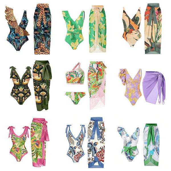 21 styles ins beach swimwear women v neck swimsuit fashion printed ladies vacation dress beach clothes two piece set, White;black
21 styles ins beach swimwear women v neck swimsuit fashion printed ladies vacation dress beach clothes two piece set, White;black