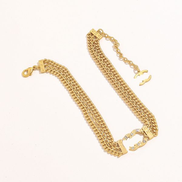 fashion luxury style designer letter triple necklaces brand letter thick chains necklaces jewelry accessory wedding gifts, Silver
fashion luxury style designer letter triple necklaces brand letter thick chains necklaces jewelry accessory wedding gifts, Silver