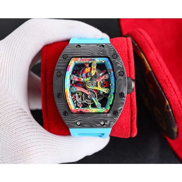 luxury mechanical watch richar mills rm68-01 swiss automatic movement sapphire mirror imported rubber watchband m9iw, Slivery;black
luxury mechanical watch richar mills rm68-01 swiss automatic movement sapphire mirror imported rubber watchband m9iw, Slivery;black