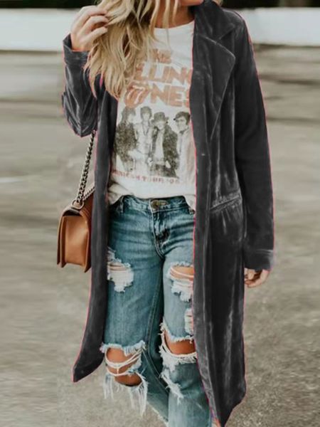 women's trench coat long jacket autumn winter straight loungewear turn down collar full sleeve solid ladies outerwear vintage pocket 23, Tan;black
women's trench coat long jacket autumn winter straight loungewear turn down collar full sleeve solid ladies outerwear vintage pocket 23, Tan;black