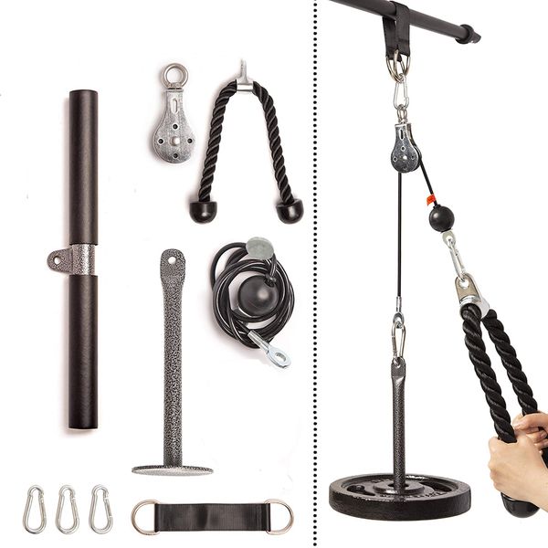 integrated fitness equip cable pulley system home machine exercise rope bar chest attachments lat pull down tricep biceps gym equipment 2303
integrated fitness equip cable pulley system home machine exercise rope bar chest attachments lat pull down tricep biceps gym equipment 2303