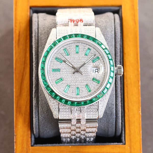 automatic montres mouvement diamond watch gold watchs with box watches 41mm diamantine bezel waterproof luminous silver watch montre de luxe, Slivery;brown
automatic montres mouvement diamond watch gold watchs with box watches 41mm diamantine bezel waterproof luminous silver watch montre de luxe, Slivery;brown