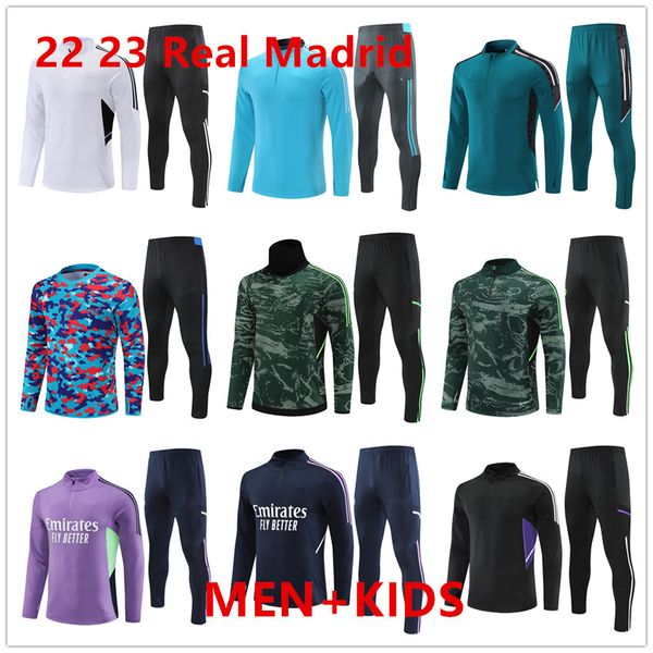 2023 new real madrids half zip tracksuit set training suit 22 23 high collar men and kids football jacket chandal sutbol survetement, Black
2023 new real madrids half zip tracksuit set training suit 22 23 high collar men and kids football jacket chandal sutbol survetement, Black