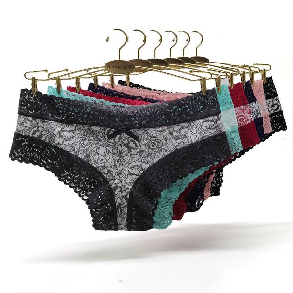 women's panties 12 pieces women's cotton underwear lace underwear printed underwear breathable and comfortable women's underw, Black;pink
women's panties 12 pieces women's cotton underwear lace underwear printed underwear breathable and comfortable women's underw, Black;pink