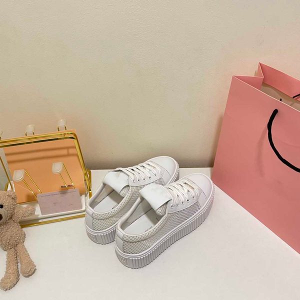 mesh miu luxury new lace casual shoes sneakers classic fashion thick soled lace princess white shoes breathable women's shoes fashion s
mesh miu luxury new lace casual shoes sneakers classic fashion thick soled lace princess white shoes breathable women's shoes fashion s