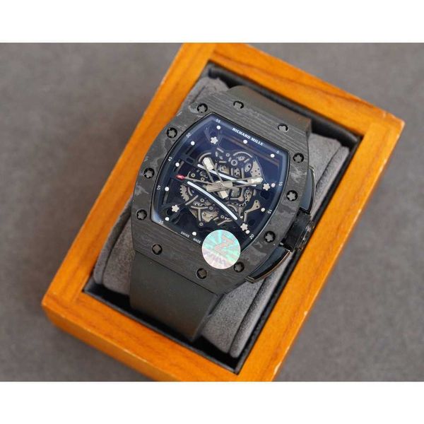 luxury mechanical watch richar mills rm59-01 fully automatic mechanical movement sapphire mirror rubber watchband 9glj, Slivery;brown
luxury mechanical watch richar mills rm59-01 fully automatic mechanical movement sapphire mirror rubber watchband 9glj, Slivery;brown