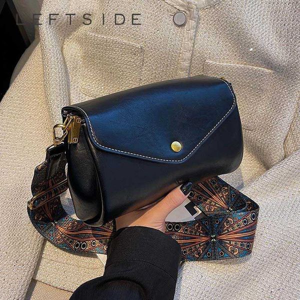 shoulder bags vintage crossbody for women trend designer female leather handbags with wide belt 230322
shoulder bags vintage crossbody for women trend designer female leather handbags with wide belt 230322