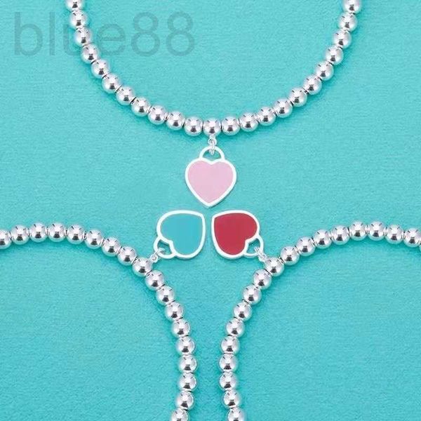 pendant necklaces designer blue heart bracelet s925 silver bracelet enamel love blue buddha beads hand ornament female 0o40
pendant necklaces designer blue heart bracelet s925 silver bracelet enamel love blue buddha beads hand ornament female 0o40