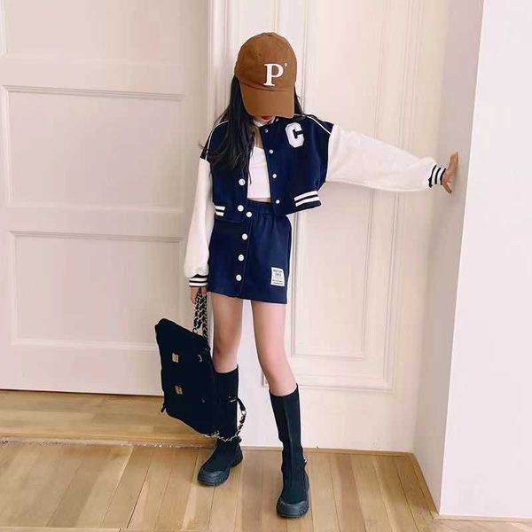 2022 autumn winter girls jackets teenager patchwork button striped crop coats jacket with short skirt 5 6 7 8 9 10 11 year p230331, White
2022 autumn winter girls jackets teenager patchwork button striped crop coats jacket with short skirt 5 6 7 8 9 10 11 year p230331, White
