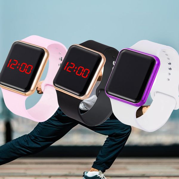 new women men sports watch silicone strap electronic digital led watch military wristwatch relogio masculino, Slivery;golden
new women men sports watch silicone strap electronic digital led watch military wristwatch relogio masculino, Slivery;golden