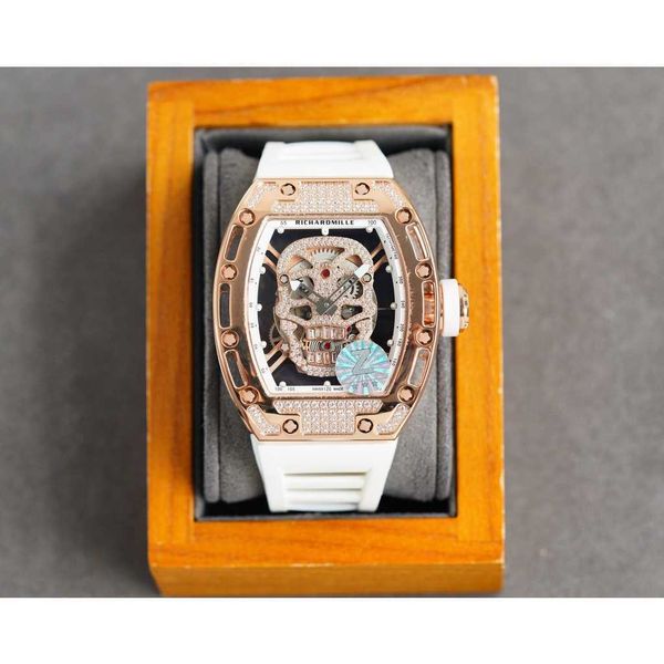 luxury mechanical watch richar mills rm052 swiss automatic movement sapphire mirror imported rubber strap hay8, Slivery;brown
luxury mechanical watch richar mills rm052 swiss automatic movement sapphire mirror imported rubber strap hay8, Slivery;brown