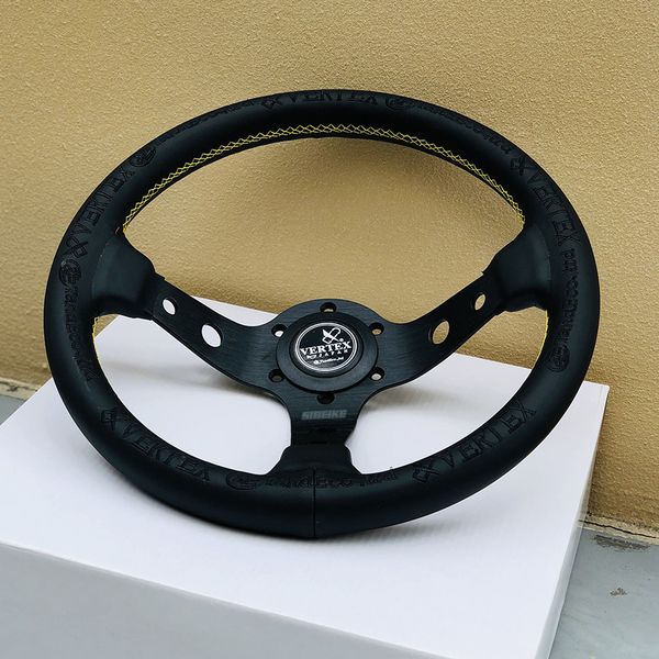 vertex leather deep dish modified steering wheel black yellow embroidery 13inch steering wheel
vertex leather deep dish modified steering wheel black yellow embroidery 13inch steering wheel